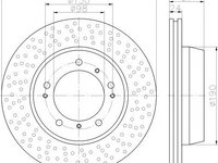 Disc frana PORSCHE BOXSTER (986), PORSCHE BOXSTER (987), PORSCHE CAYMAN (987) - HELLA PAGID 8DD 355 115-431