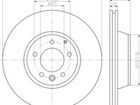 Disc frana PORSCHE CAYENNE (955), VW TOUAREG (7LA, 7L6, 7L7), AUDI Q7 (4L) - MINTEX MDC2229