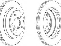 Disc frana PORSCHE CAYENNE (955), VW TOUAREG (7LA, 7L6, 7L7), AUDI Q7 (4L) - WAGNER WGR1580-1