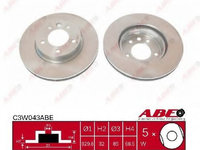 Disc frana PORSCHE CAYENNE (9PA, 955) (2002 - 2010) ABE C3W043ABE