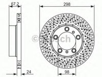 Disc frana PORSCHE CAYMAN (987) - OEM - BOSCH: 0986479674|0 986 479 674 - Cod intern: W02654332 - LIVRARE DIN STOC in 24 ore!!!