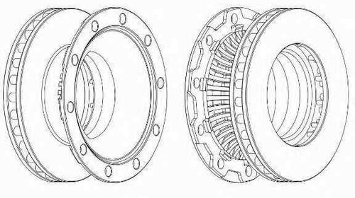 Disc frana Producator BERAL BCR252A