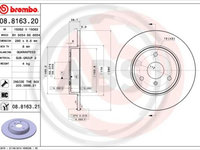 Disc frana punte fata (08816321 ABS) SMART