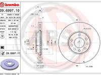 Disc frana punte fata (09699711 ABS) CHEVROLET,LOTUS,OPEL,SAAB,VAUXHALL