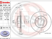 Disc frana punte fata (09713111 ABS) VW