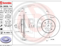 Disc frana punte fata (09993611 ABS) HONDA