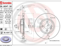 Disc frana punte fata (09A04731 ABS) MINI