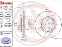 Disc frana punte fata (09A27211 ABS) HONDA