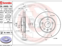 Disc frana punte fata (09A96911 ABS) BUICK (SGM),CHEVROLET,CHEVROLET (SGM),OPEL,SAAB,VAUXHALL