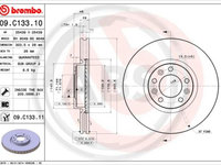 Disc frana punte fata (09C13311 ABS) Citroen,DS,OPEL,PEUGEOT,PEUGEOT (DF-PSA),TOYOTA,VAUXHALL