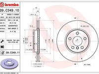 Disc frana punte fata (09C34911 ABS) BMW,MINI