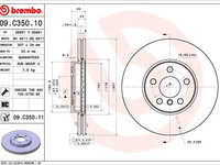 Disc frana punte fata (09C35011 ABS) BMW,BMW (BRILLIANCE),MINI