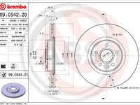 Disc frana punte fata (09C54221 ABS) VOLVO,VOLVO (CHANGAN)