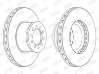 Disc frana punte fata (567764J JURID) MERCEDES-BENZ