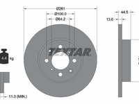 Disc frana punte fata (92090100 TEXTAR) MG,ROVER