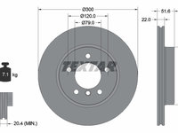 Disc frana punte fata (92097205 TEXTAR) ALPINA,BMW,BMW (BRILLIANCE)