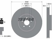 Disc frana punte fata (92167900 TEXTAR) SUBARU,TOYOTA