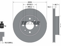 Disc frana punte fata (92196503 TEXTAR) HYUNDAI,KIA