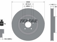 Disc frana punte fata (92199105 TEXTAR) INFINITI,NISSAN