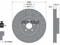 Disc frana punte fata (92260305 TEXTAR) BRABUS,MERCEDES-BENZ