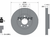 Disc frana punte fata (92268803 TEXTAR) FIAT,MITSUBISHI,NISSAN,OPEL,RENAULT,VAUXHALL