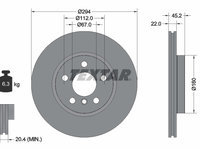 Disc frana punte fata (92273103 TEXTAR) BMW,BMW (BRILLIANCE),MINI