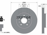 Disc frana punte fata (92274203 TEXTAR) NISSAN,NISSAN (DFAC),RENAULT,RENAULT (DFAC),SAMSUNG