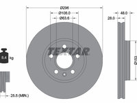 Disc frana punte fata (92287505 TEXTAR) VOLVO,VOLVO ASIA