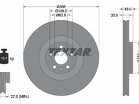 Disc frana punte fata (92308905 TEXTAR) VOLVO,VOLVO ASIA