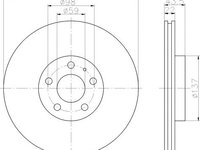 Disc frana punte fata ALFA ROMEO 147 (937) - OEM - MAXGEAR: 19-0995 - W02157838 - LIVRARE DIN STOC in 24 ore!!!