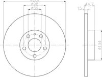 Disc frana punte fata ALFA ROMEO 156 (932) - OEM - MAXGEAR: 19-0991 - W02338963 - LIVRARE DIN STOC in 24 ore!!!