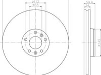 Disc frana punte fata AUDI A6 (4F2, C6) - OEM - MAXGEAR: 19-2020 - W02747298 - LIVRARE DIN STOC in 24 ore!!!