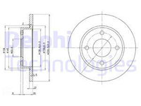 Disc frana punte fata (BG3055 DELPHI) FORD,MAZDA