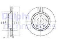 Disc frana punte fata (BG3198 DELPHI) AUDI,SEAT,VW