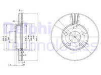 Disc frana punte fata (BG3199 DELPHI) VW