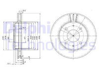 Disc frana punte fata (BG3202 DELPHI) MITSUBISHI,VOLVO