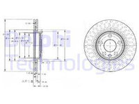 Disc frana punte fata (BG3222 DELPHI) Citroen,FIAT,PEUGEOT