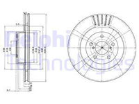 Disc frana punte fata (BG3413 DELPHI) SUBARU,TOYOTA