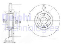 Disc frana punte fata (BG3740 DELPHI) Citroen,FIAT,LANCIA,PEUGEOT