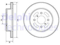 Disc frana punte fata (BG3941 DELPHI) SUZUKI