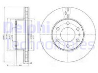 Disc frana punte fata (BG4100 DELPHI) IVECO