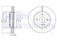 Disc frana punte fata (BG4254C DELPHI) FIAT,FORD (CHANGAN),MAZDA,MAZDA (CHANGAN)