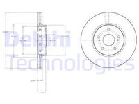 Disc frana punte fata (BG4342 DLP) SUZUKI