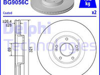 Disc frana punte fata (BG9056C DELPHI) HYUNDAI,KIA