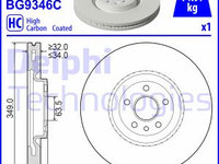 Disc frana punte fata (BG9346C DELPHI) JAGUAR,LAND ROVER