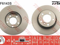 Disc frana punte fata BMW 1/3/4 1,5-2,0 10- - Cod intern: W20009907 - LIVRARE DIN STOC in 24 ore!!!