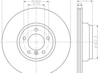 Disc frana punte fata BMW 1 (E81) - OEM - MAXGEAR: 19-1322 - W02179033 - LIVRARE DIN STOC in 24 ore!!!