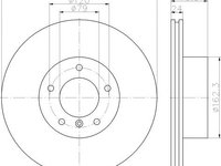 Disc frana punte fata BMW 1 (F20) - OEM - MAXGEAR: 19-1941 - W02747414 - LIVRARE DIN STOC in 24 ore!!!