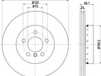 Disc frana punte fata BMW 5 (F10, F18) - OEM - MAXGEAR: 19-2782 - W02771702 - LIVRARE DIN STOC in 24 ore!!!