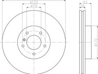 Disc frana punte fata BMW X3 (E83) - OEM - MAXGEAR: 19-1829 - W02308014 - LIVRARE DIN STOC in 24 ore!!!